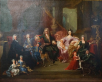 Léopold I af Lorraine's familie i ca. 1710 tilskrevet Jacques Van Schuppen.