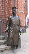 Statue von "Hauptmann" Wilhelm Voigt