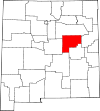 State map highlighting Guadalupe County