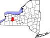 State map highlighting Livingston County