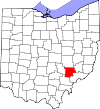 State map highlighting Morgan County