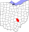 State map highlighting Perry County