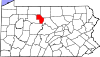 State map highlighting Cameron County