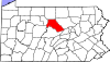 State map highlighting Clinton County