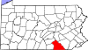 State map highlighting York County