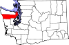 State map highlighting Jefferson County