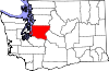 State map highlighting King County