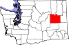 State map highlighting Lincoln County