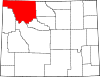 State map highlighting Park County