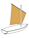 Una vela aletta