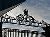 The Shankly Gates at Liverpool F.C.'s Anfield stadium