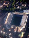 Aerial photograph of Chelsea's Stamford Bridge