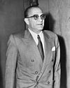 El jefe de la mafia de Nueva York, Vito Genovese  