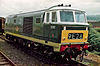 D7017 at Minehead Station on the West Somerset Railway in August 1979