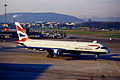 A British Airways 757.