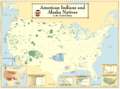Map of Indian reservations and groups (from 2000 Census)