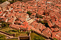 Foix: the old town viewed from the castle