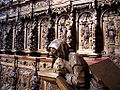 La ornamentada sillería del coro en Buxheim  
