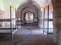 Prisoner beds at Fort Pulaski, where Confederate POWs were starved on purpose