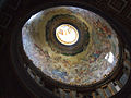 The mosaic decoration of this small dome shows the Blessed Virgin Mary in Heaven.