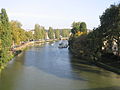 The river Seine at Melun