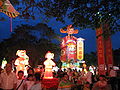 The statue of Cai Shen at the River Hongbao (2006)