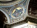 Many parts of the basilica are decorated with mosaics. This is St. John the Gospel Writer.