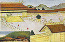 Impressioon keiser Jimmu troonile astumise tseremooniast; Yamato pühamu sisseehitus -- umbes 1920ndad aastad