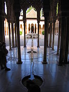 Light effects in the Court of Lions