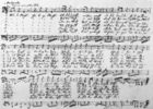 Tekst til Silent Night, som blev opført første gang den 24. december 1818.  