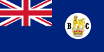 Die britische blaue Fahne wurde zwischen 1870 und 1906 verwendet