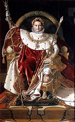 Napolyon İmparatorluk tahtında, Jean Auguste Dominique Ingres, 1806