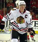 Jonathan Toews je současným kapitánem Blackhawks.