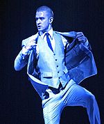 Timberlake ved en koncert i St. Paul, Minnesota (2007)  