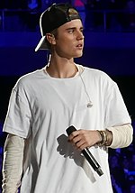 Justin Bieber, cantante pop canadiense
