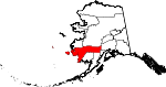 State map highlighting Bethel Census Area