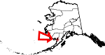 State map highlighting Bristol Bay Borough