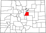 State map highlighting Douglas County