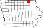 State map highlighting Howard County