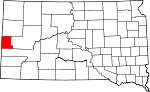 State map highlighting Lawrence County