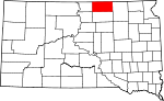 State map highlighting McPherson County