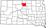 State map highlighting Walworth County