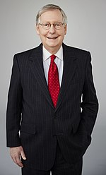 Mitch McConnell, R-KY, vůdce senátní většiny  