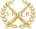 SPQR står for Senatus Populusque Romanus "Senatet og Roms folk".