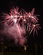 Oslavy Noci Guya Fawkesa 5. novembra v Spojenom kráľovstve.