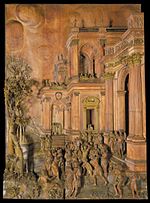Lapidazione di Santo Stefano, 1680 circa, nel Victoria and Albert Museum.