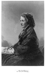 Et billede af Harriet Beecher Stowe.  