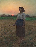 Jules Breton, Song of the Lark, 1884