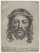 Sudarium svete Veronike, Claude Mellan (1649)