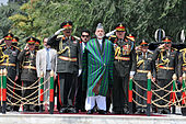 Afganistani endine president Hamid Karzai 2011. aasta Afganistani iseseisvuspäeval Kabulis.